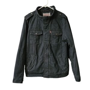 Levi's Men's Military Utility Jacket Size M Sherpa Lining READ